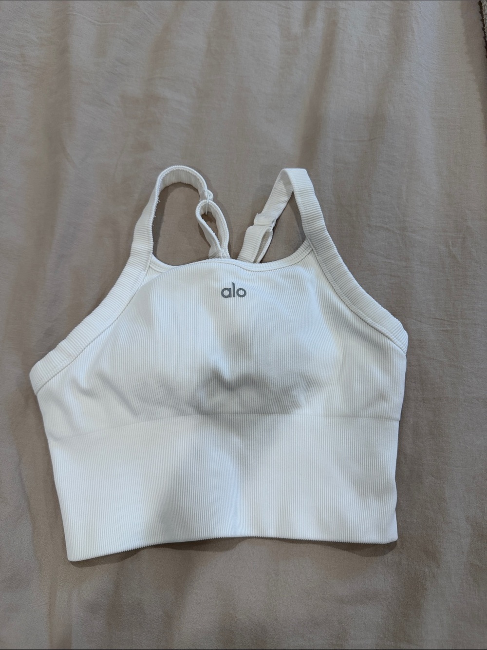 ALO seamless ribbed bra tank